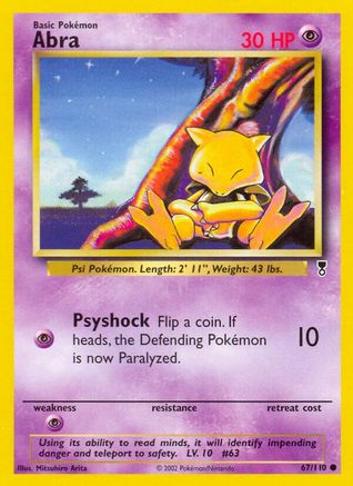 Abra - 67/110 - Common - Reverse Holo