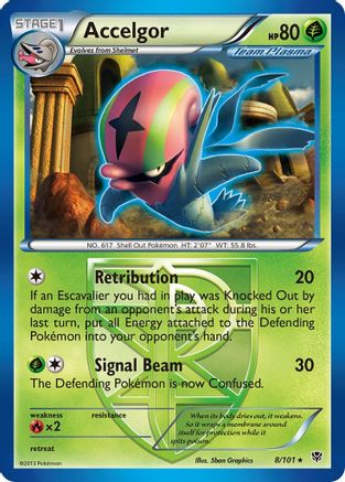 Accelgor (Team Plasma) - 8/101 - Rare