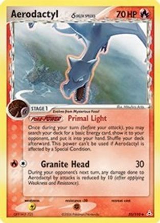 Aerodactyl (Delta Species) - 35/110 - Uncommon - Reverse Holo