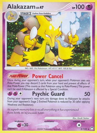Alakazam - 2/123 - Holo Rare