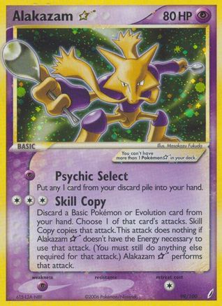 Alakazam Star - 99/100 - Ultra Rare