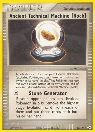 Ancient Technical Machine [Rock] - 85/101 - Uncommon - Reverse Holo
