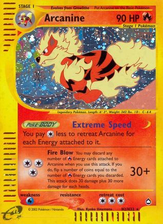 Arcanine - H2/147 - Holo Rare