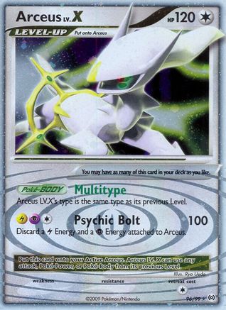 Arceus Lv.X (96) 096  - Holofoil Arceus - Ultra Rare