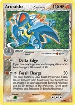 Armaldo (Delta Species) - 1/110 - Holo Rare - Reverse Holo