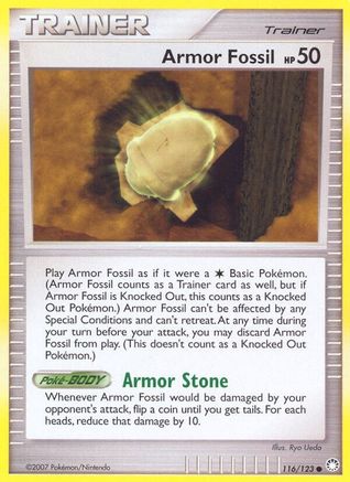 Armor Fossil - 116/123 - Common