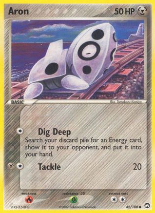 Aron - 42/108 - Common - Reverse Holo