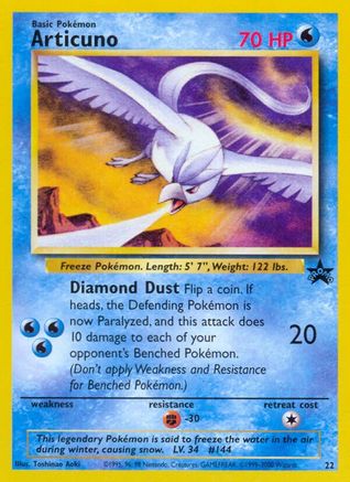 Articuno (22) 022  WoTC Promo - Promo