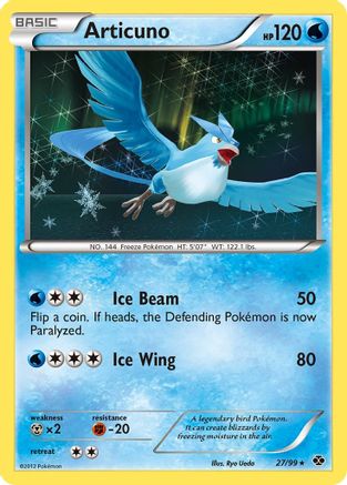Articuno - 27/99 - Holo Rare - Reverse Holo