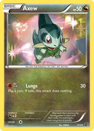 Axew (13) - 13/20 - Holo Rare