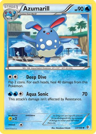 Azumarill - 37/149 - Uncommon - Reverse Holo