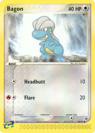 Bagon - 49/97 - Common - Reverse Holo