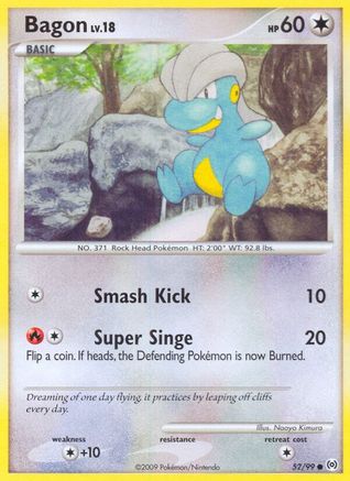Bagon - 52/99 - Common - Reverse Holo