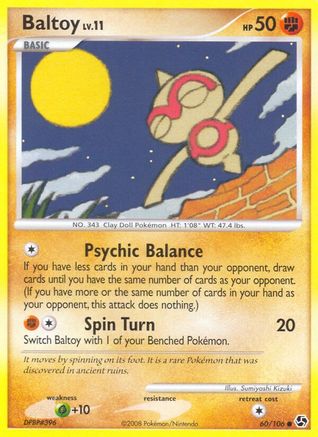 Baltoy - 60/106 - Common - Reverse Holo