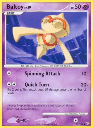 Baltoy - 89/147 - Common - Reverse Holo