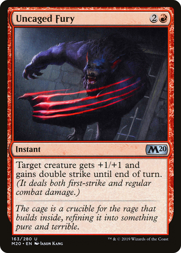 Uncaged Fury (M20-163)  Foil