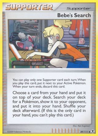 Bebe's Search - 89/111 - Uncommon - Reverse Holo