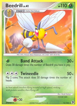 Beedrill - 13/106 - Rare - Reverse Holo