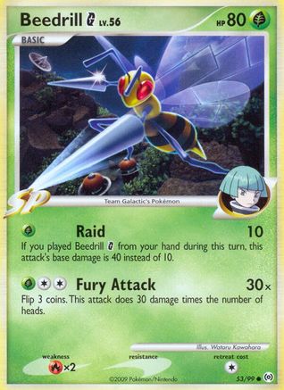 Beedrill G - 53/99 - Common - Reverse Holo