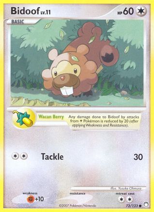 Bidoof - 73/123 - Common