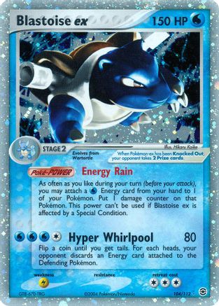 Blastoise ex 104  - Holofoil FireRed & LeafGreen - Ultra Rare
