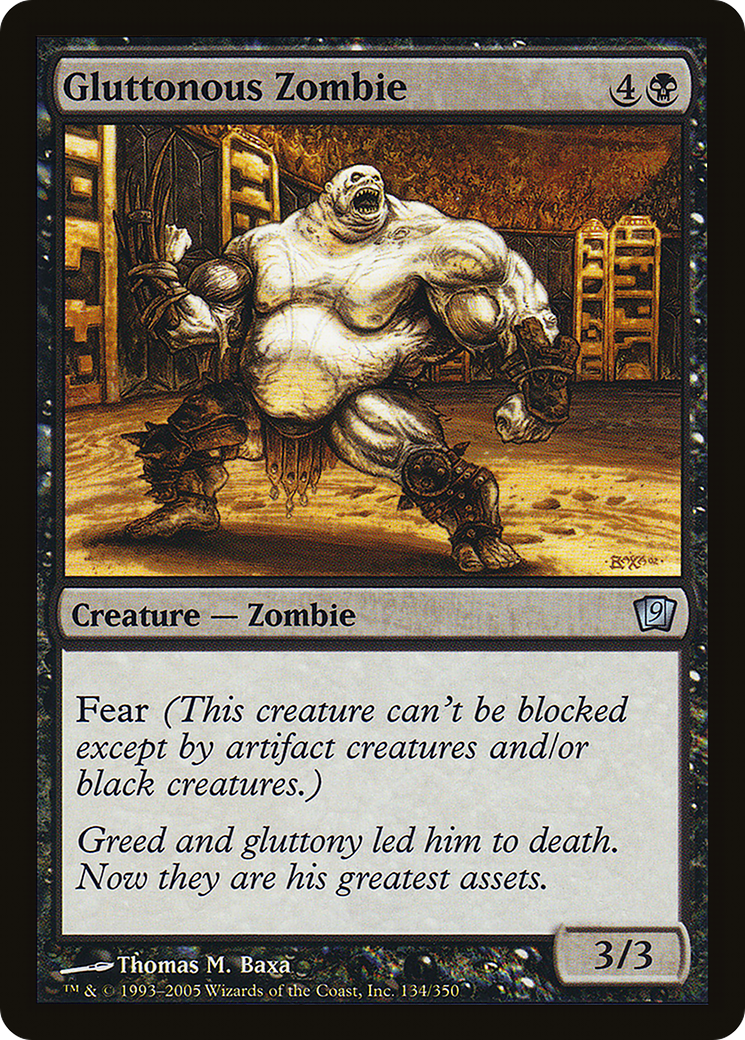 Gluttonous Zombie (9ED-134)
