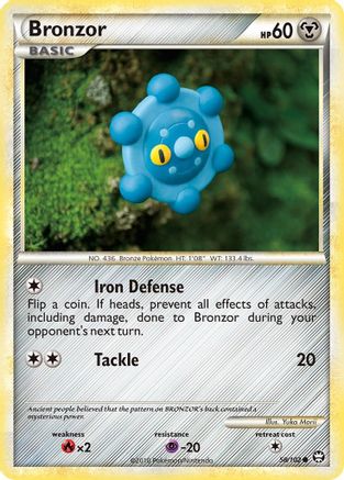 Bronzor - 58/102 - Common - Reverse Holo