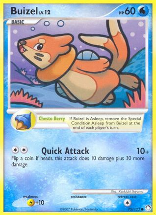 Buizel - 75/123 - Common - Reverse Holo