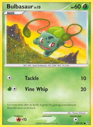 Bulbasaur - 93/147 - Common - Reverse Holo