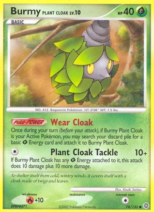 Burmy Plant Cloak - 78/132 - Common