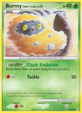 Burmy Sandy Cloak - 57/99 - Common