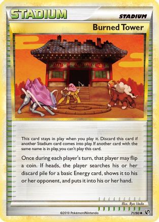 Burned Tower - 71/90 - Uncommon - Reverse Holo