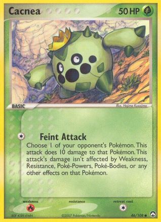 Cacnea - 46/108 - Common - Reverse Holo