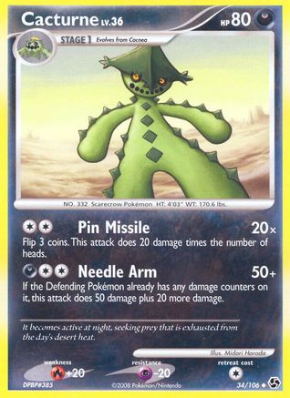 Cacturne - 34/106 - Uncommon
