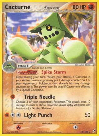 Cacturne (Delta Species) - 15/100 - Rare