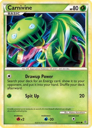 Carnivine  - Reverse Holofoil Unleashed - Common