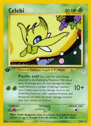 Celebi (16) - 16/64 - Rare - Unlimited