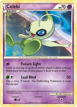 Celebi - 3/102 - Holo Rare