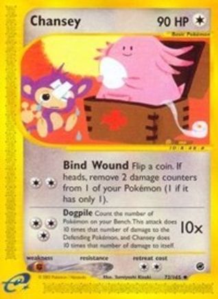 Chansey - 72/165 - Uncommon - Reverse Holo
