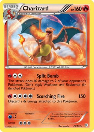 Charizard - 20/149 - Holo Rare - Reverse Holo