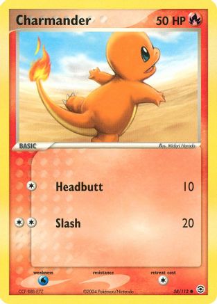 Charmander - 58/112 - Common - Reverse Holo