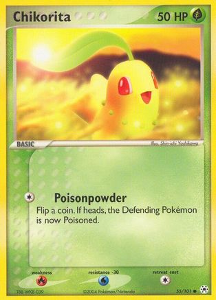 Chikorita - 55/101 - Common - Reverse Holo