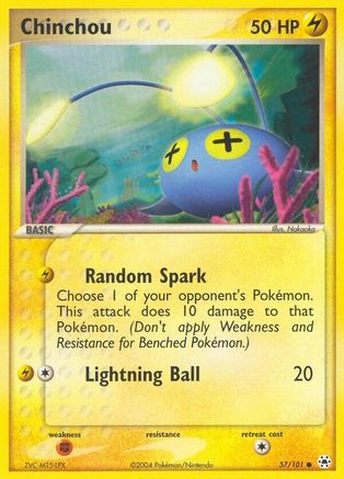 Chinchou - 57/101 - Common - Reverse Holo