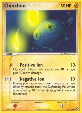 Chinchou - 49/108 - Common