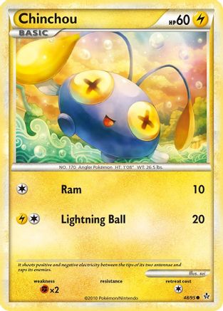 Chinchou  - Reverse Holofoil Unleashed - Common