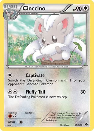 Cinccino - 85/98 - Uncommon - Reverse Holo