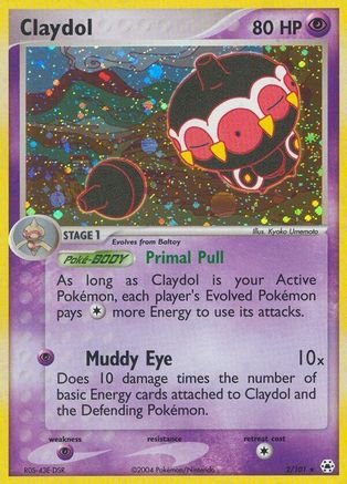 Claydol - 2/101 - Holo Rare