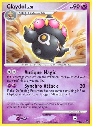 Claydol - 22/147 - Rare