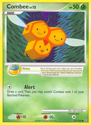 Combee - 57/100 - Common - Reverse Holo