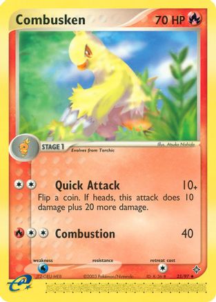 Combusken - 25/97 - Uncommon - Reverse Holo